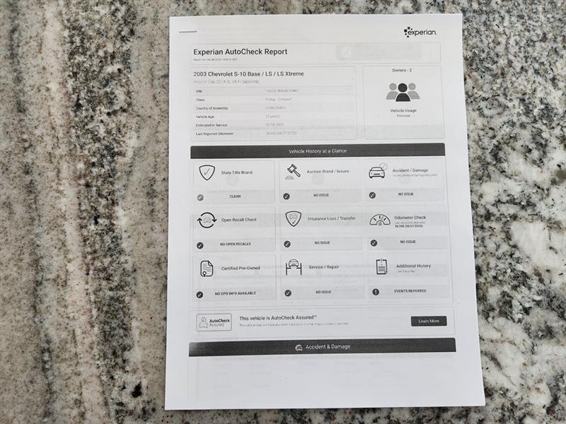 Chevrolet S10 Pickup 2WD LS 2003