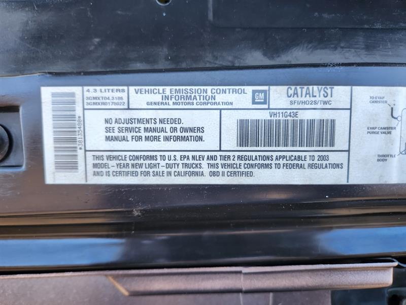 Chevrolet S10 Pickup 2WD LS 2003