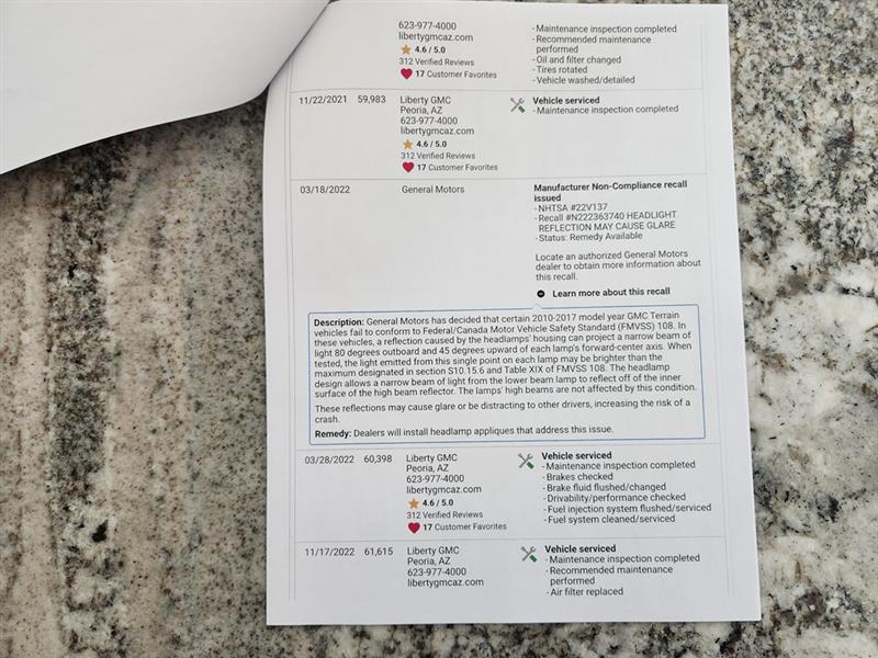 GMC Terrain SLT1 FWD 2012