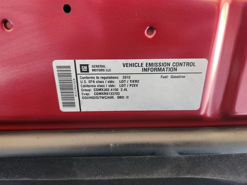 GMC Terrain SLT1 FWD 2012