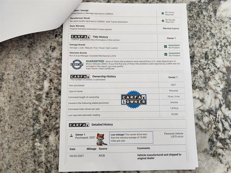 Toyota Camry XLE 2007