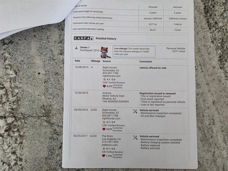 Honda Fit EX CVT 2016