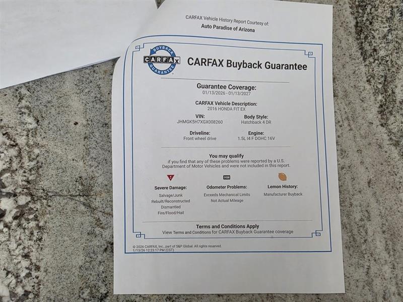 Honda Fit EX CVT 2016