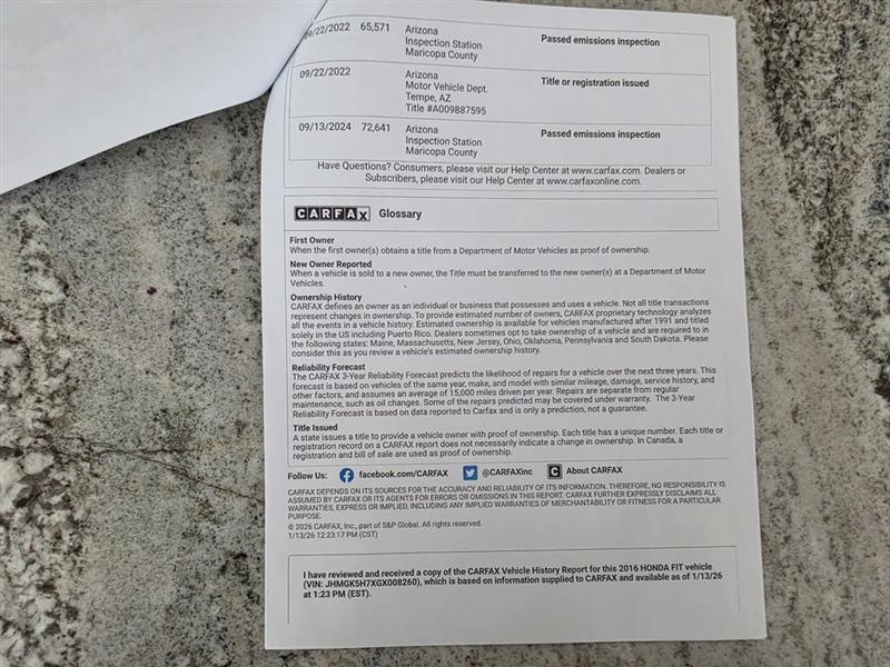 Honda Fit EX CVT 2016