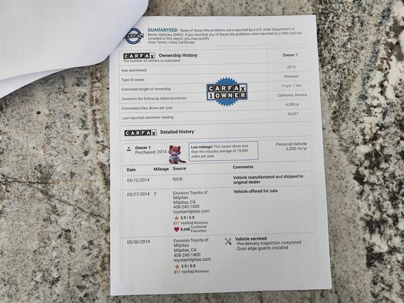 Toyota Sienna FWD 7-Passenger V6 2014