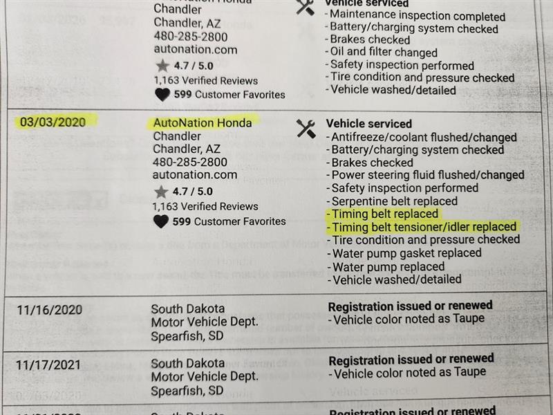 Honda Odyssey EX-L 2012