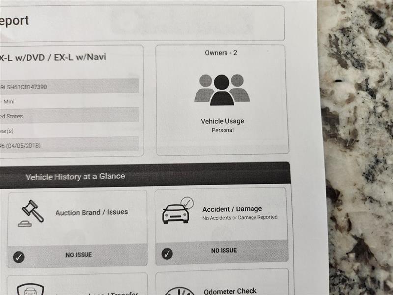 Honda Odyssey EX-L 2012