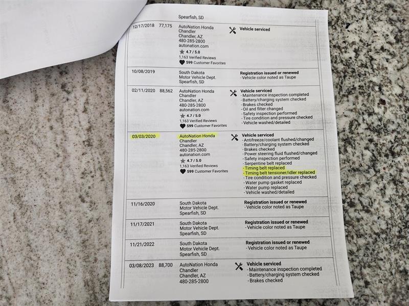 Honda Odyssey EX-L 2012