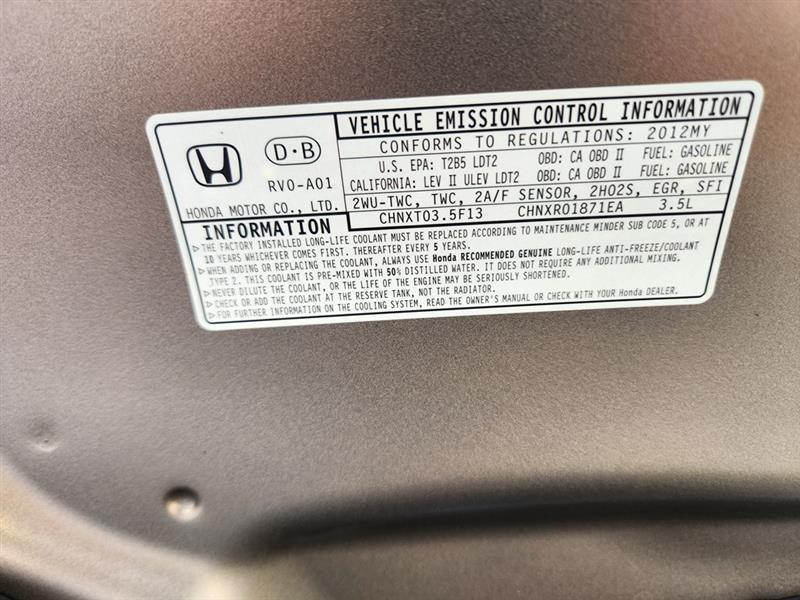 Honda Odyssey EX-L 2012