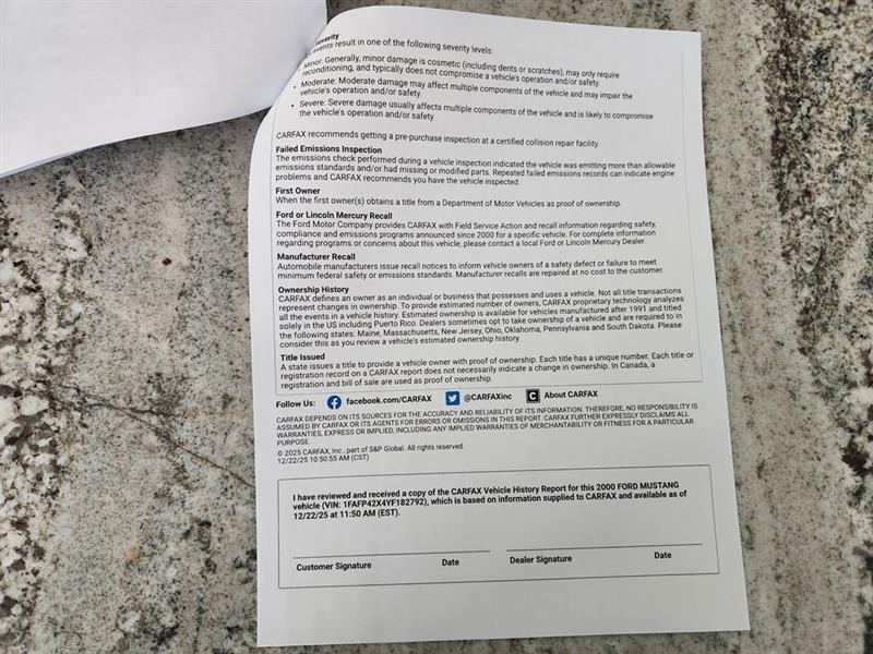 Ford Mustang GT Coupe 2000