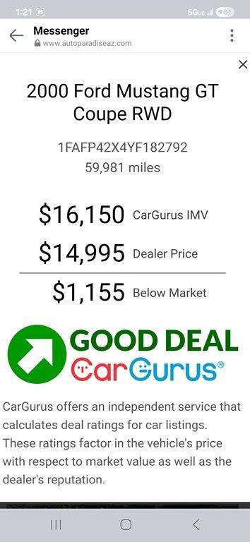 Ford Mustang GT Coupe 2000