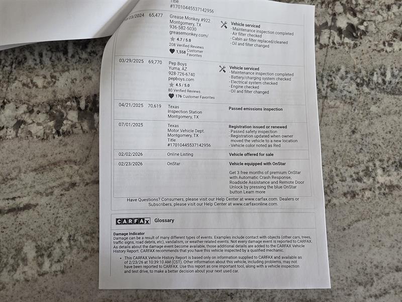 Cadillac SRX Performance Collection FWD 2016