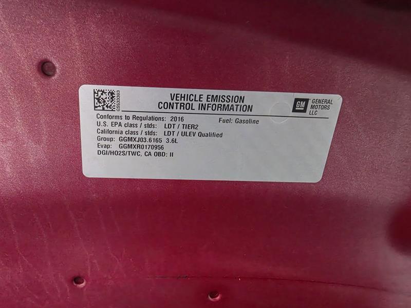 Cadillac SRX Performance Collection FWD 2016