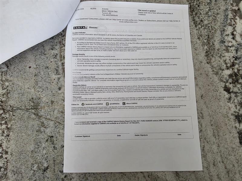 Ford Ranger Sport SuperCab 2WD 2011