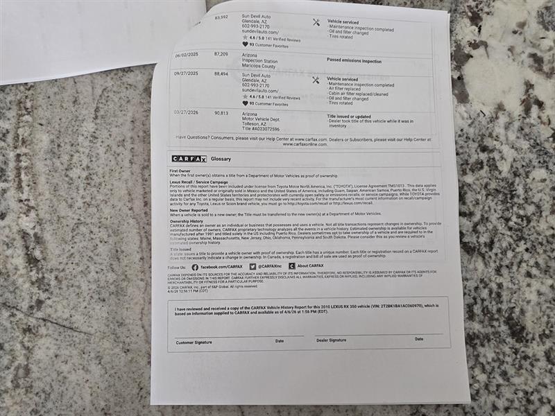 Lexus RX 350 AWD 2010