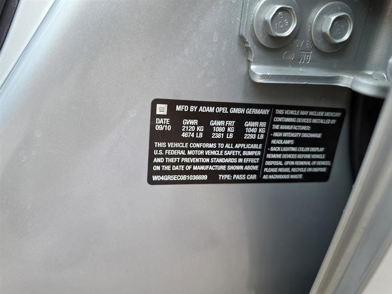 Buick Regal CXL - 3XL 2011