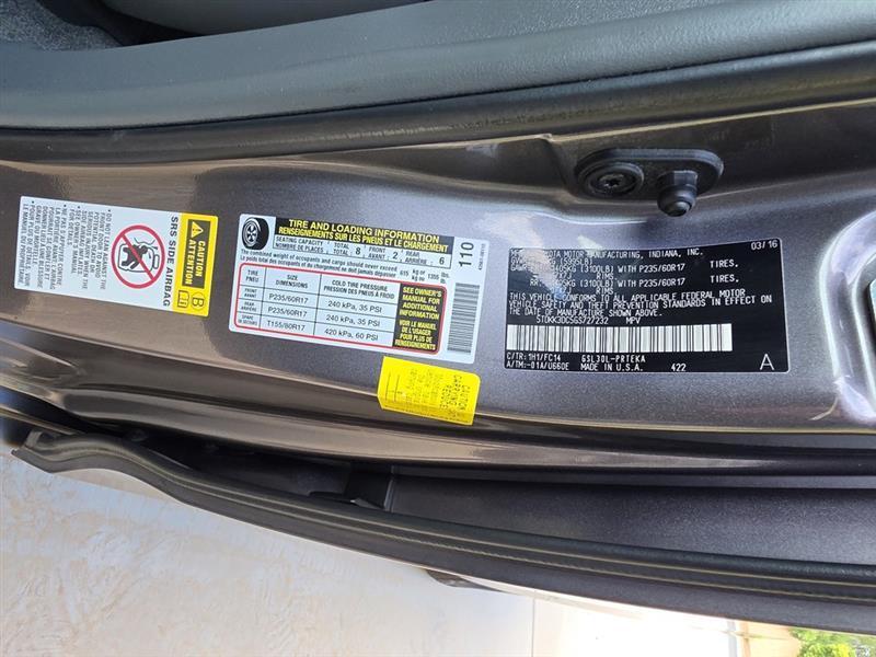 Toyota Sienna LE FWD 8-Passenger V6 2016