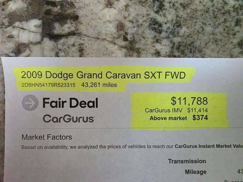 Dodge Grand Caravan SXT 2009