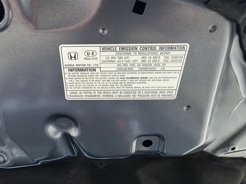Honda CR-V EX-L 4WD 5-Speed AT 2012