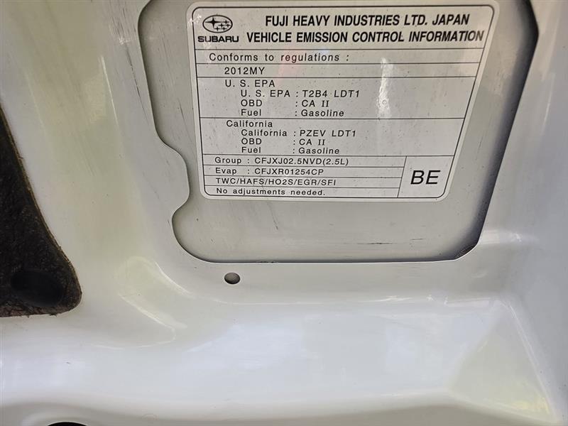 Subaru Forester 2.5X Premium 2012