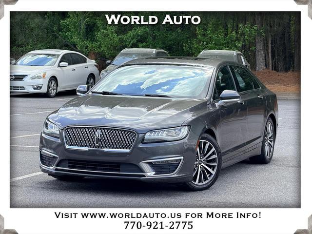 Gray (Magnetic Grey Metallic) 2017 Lincoln MKZ Hybrid Select FWD Sedan Front-Wheel Drive Automatic