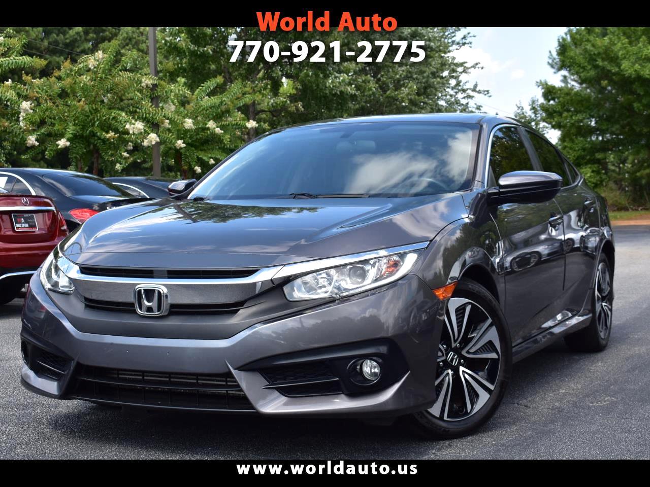 Used 2018 Honda Civic EX T Sedan CVT For Sale In Duluth GA 30096 World Auto used-2018-honda-civic-ex-t-sedan-cvt-for-sale-in-duluth-ga-30096-world-auto