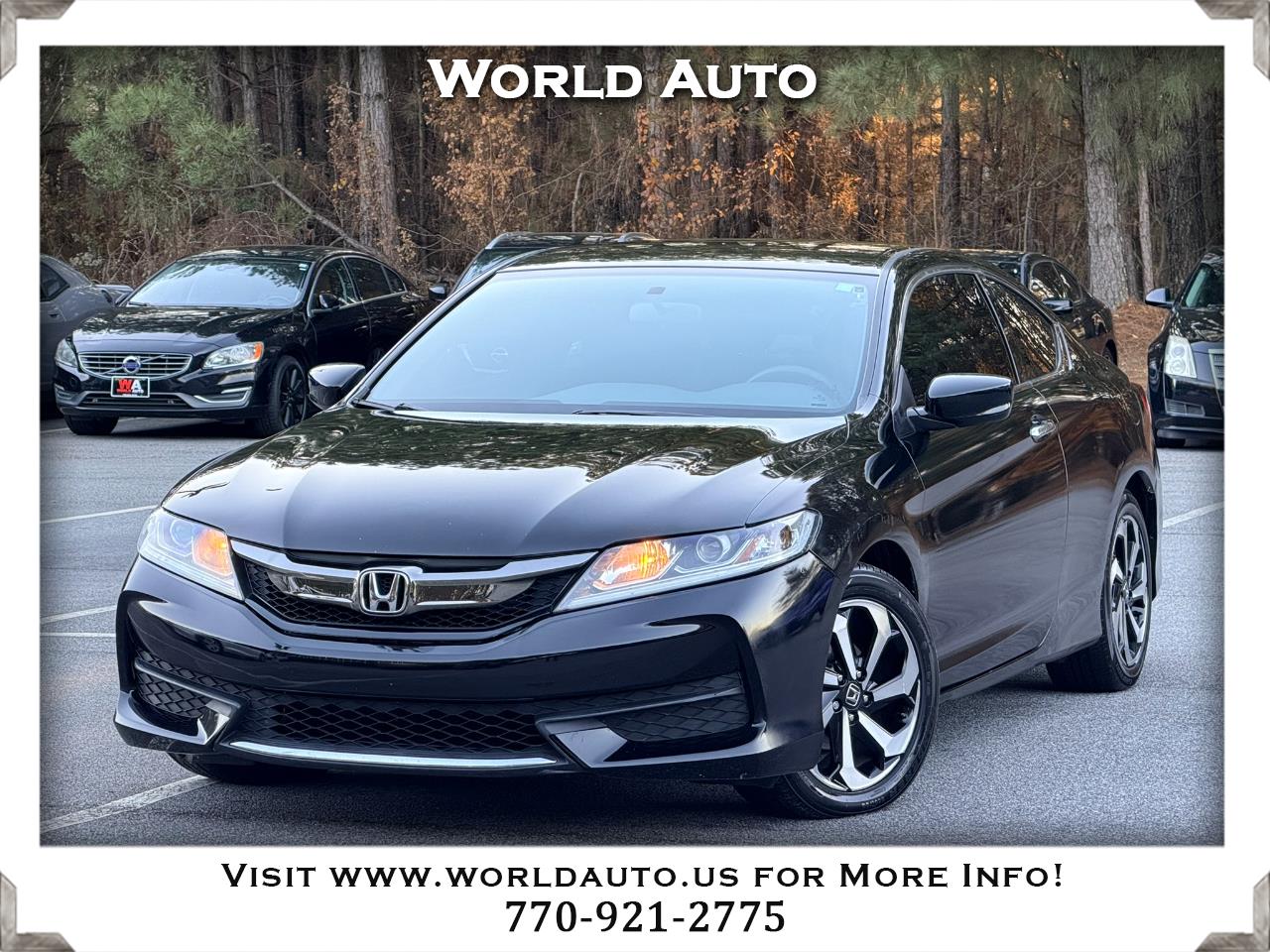 Honda Accord LX-S Coupe CVT 2016