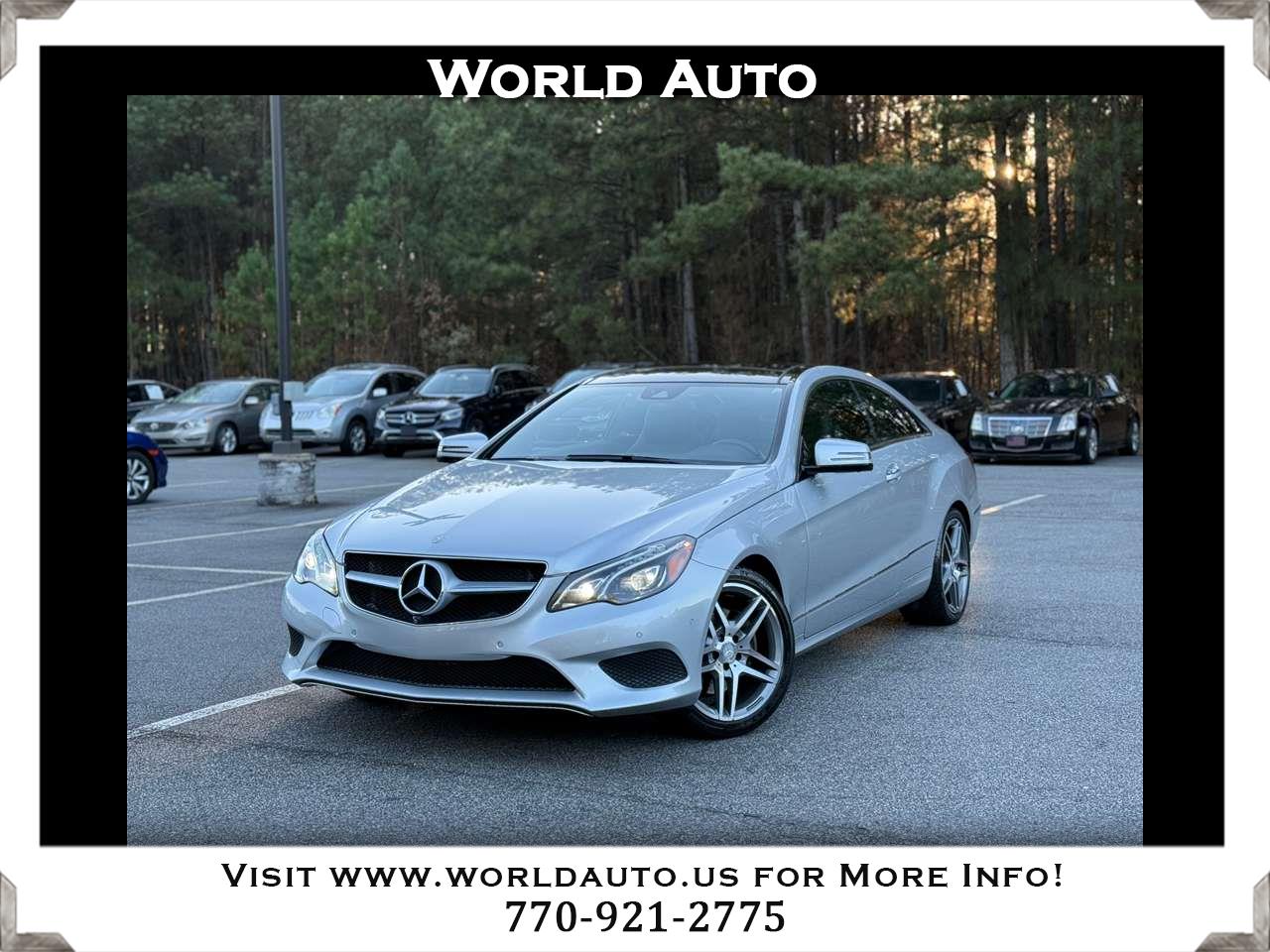 Mercedes-Benz E-Class E400 Coupe 2015