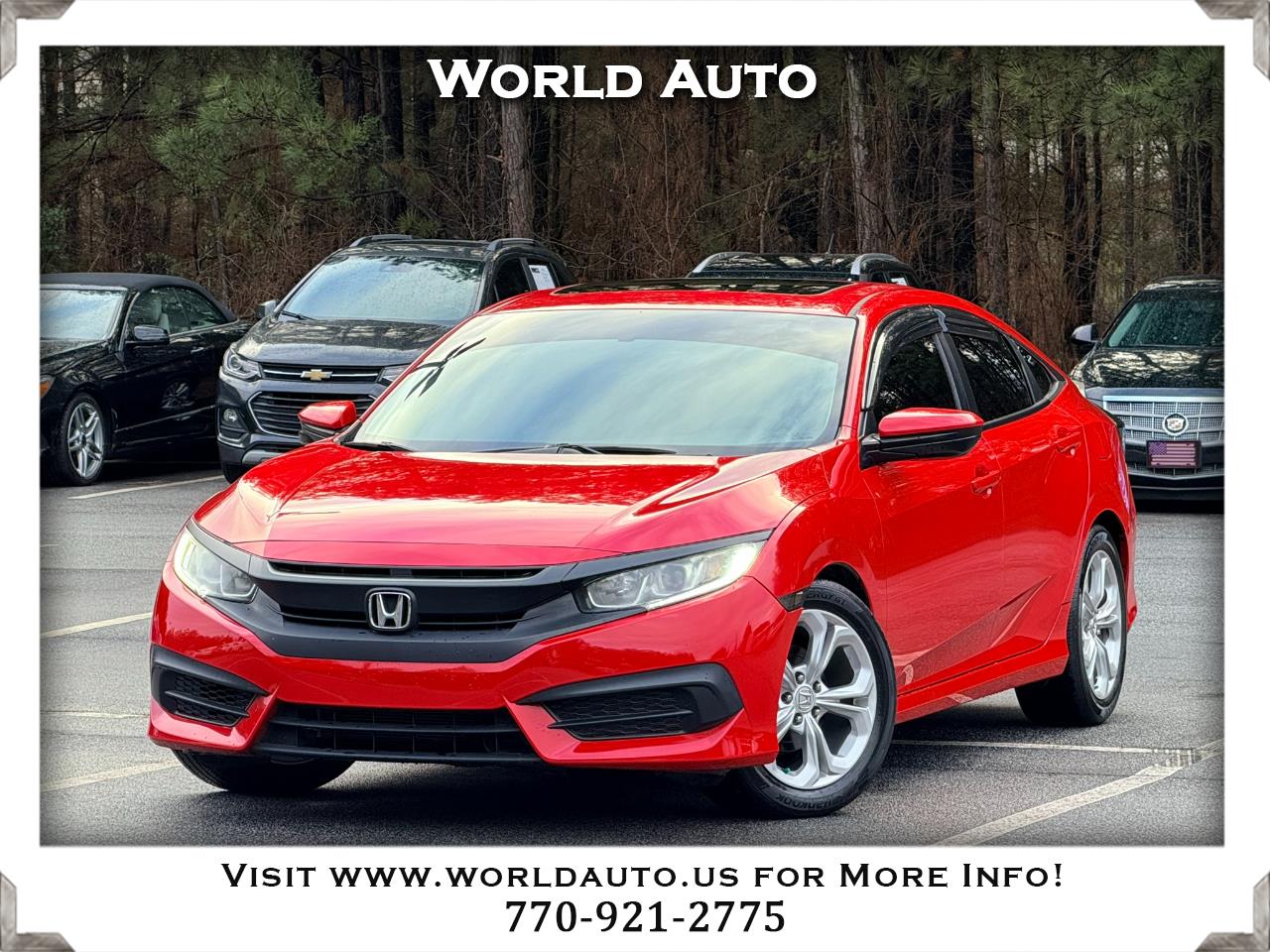 Honda Civic EX Sedan CVT 2018