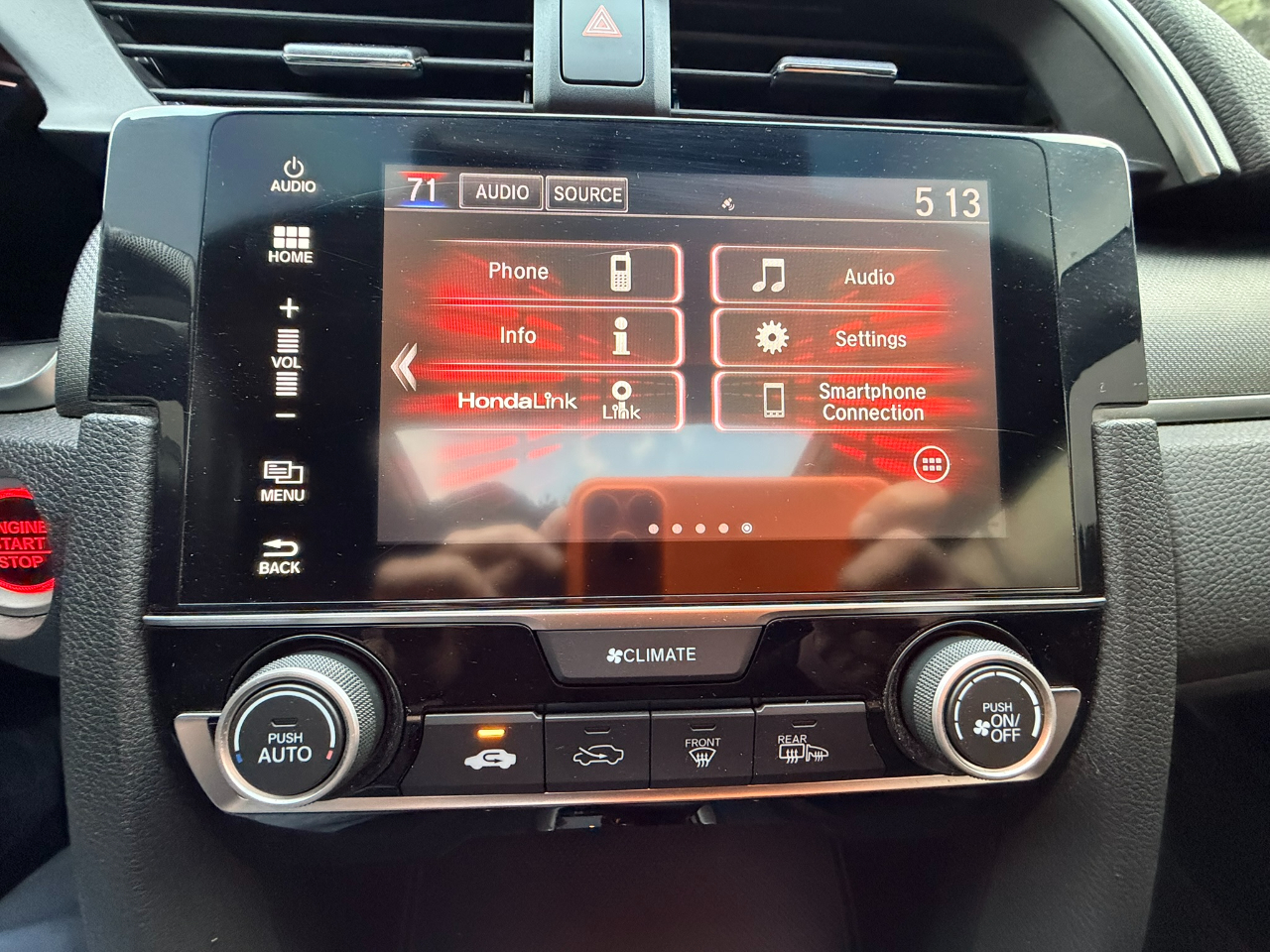 Honda Civic EX Sedan CVT 2018