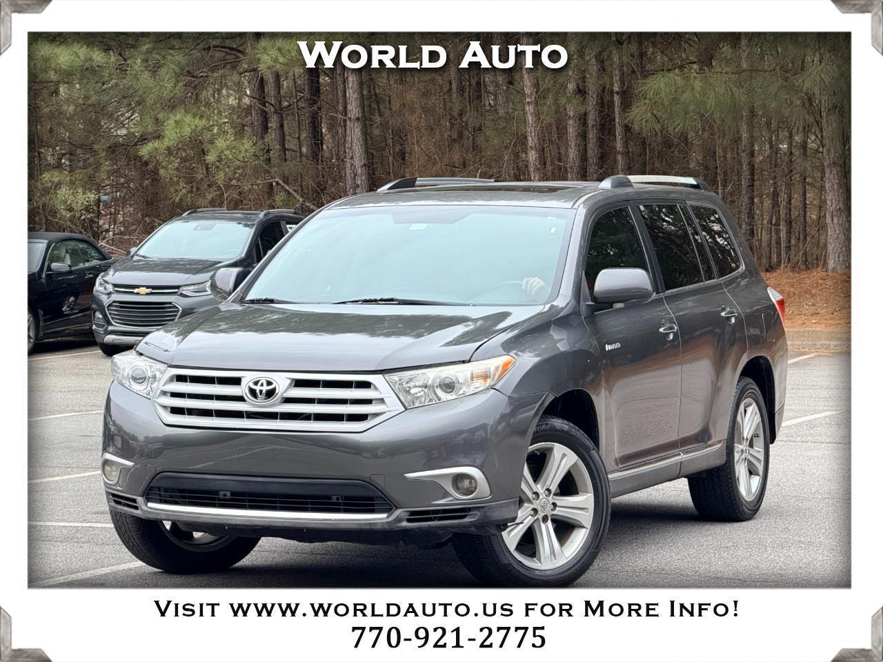 Toyota Highlander Limited 2WD 2013