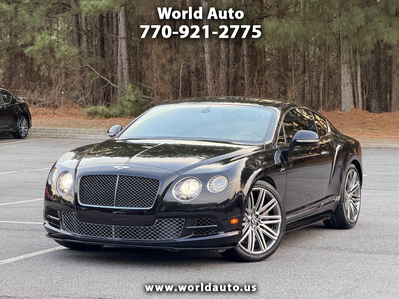  2015 Bentley Continental GT Speed AWD   