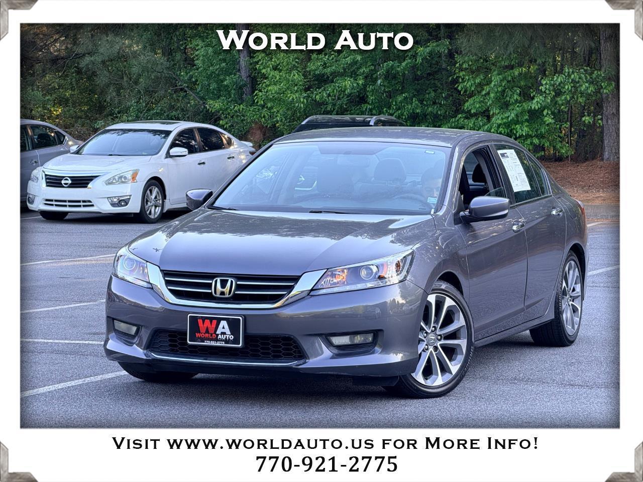 Honda Accord Sport Sedan 6-Spd MT 2014