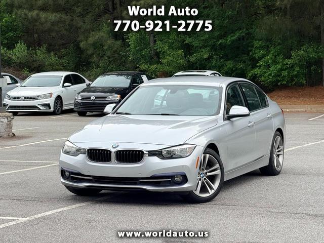 Glacier Silver Metallic 2016 BMW 3 Series Sedan Rear-Wheel Drive Automatic