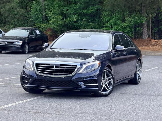 Lunar Blue Metallic 2016 Mercedes-Benz S-Class Sedan All-Wheel Drive Automatic