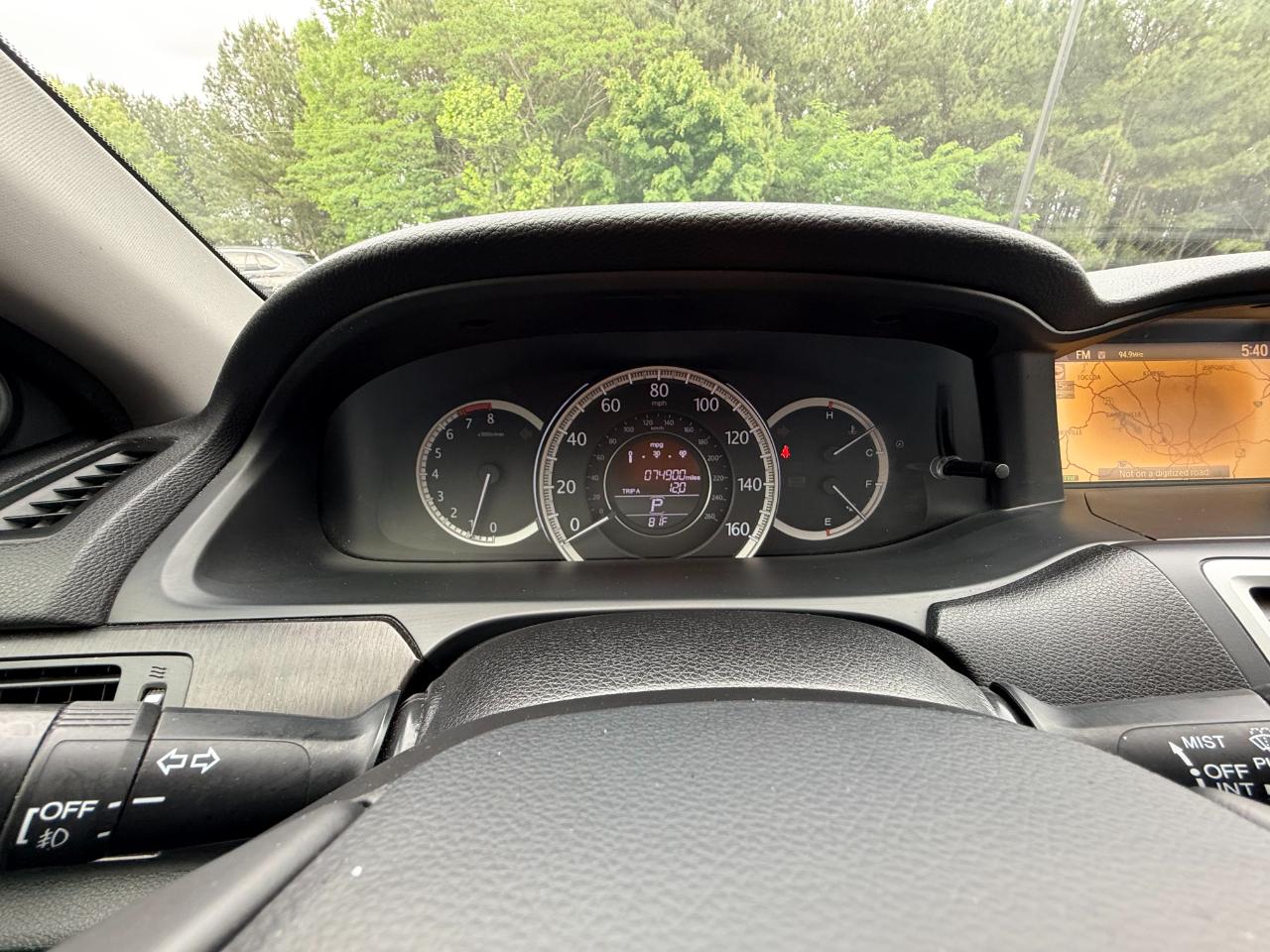 Honda Accord EX-L Sedan CVT 2014