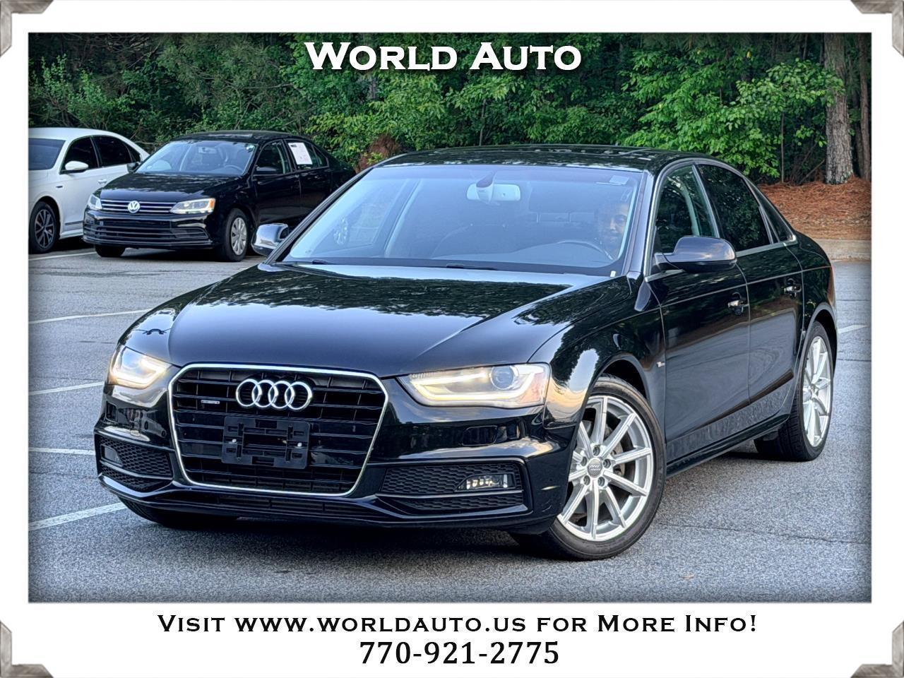 2015 Audi A4 2.0T Sedan quattro Tiptronic