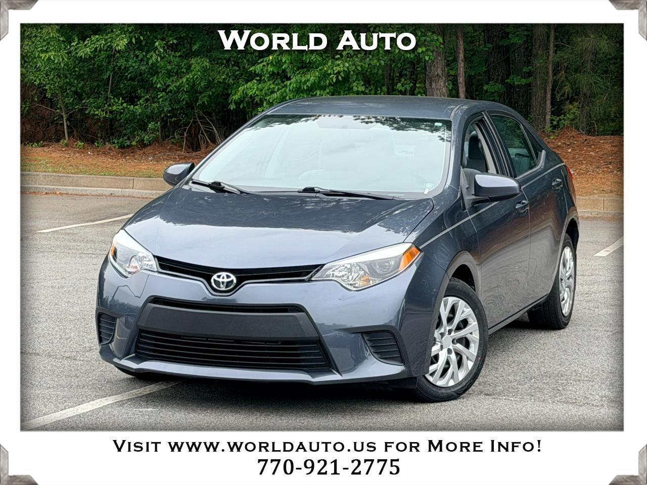 Toyota Corolla LE CVT 2014