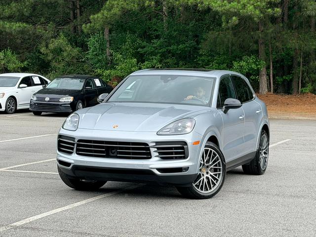 Dolomite Silver Metallic 2021 Porsche Cayenne SUV / Crossover All-Wheel Drive Automatic