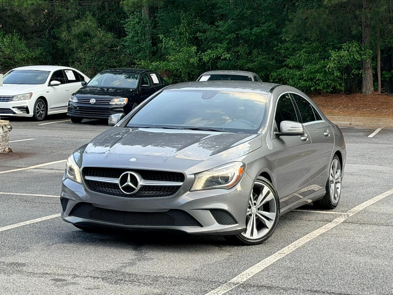 Gray (Mountain Grey Metallic) 2014 Mercedes-Benz CLA Sedan Front-Wheel Drive Automatic