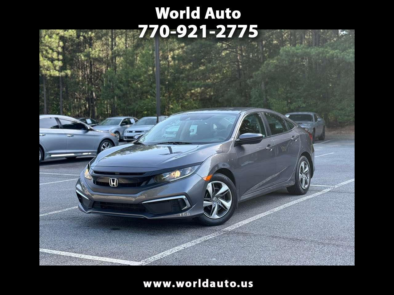 2019 Honda Civic LX Honda Sensing Sedan CVT
