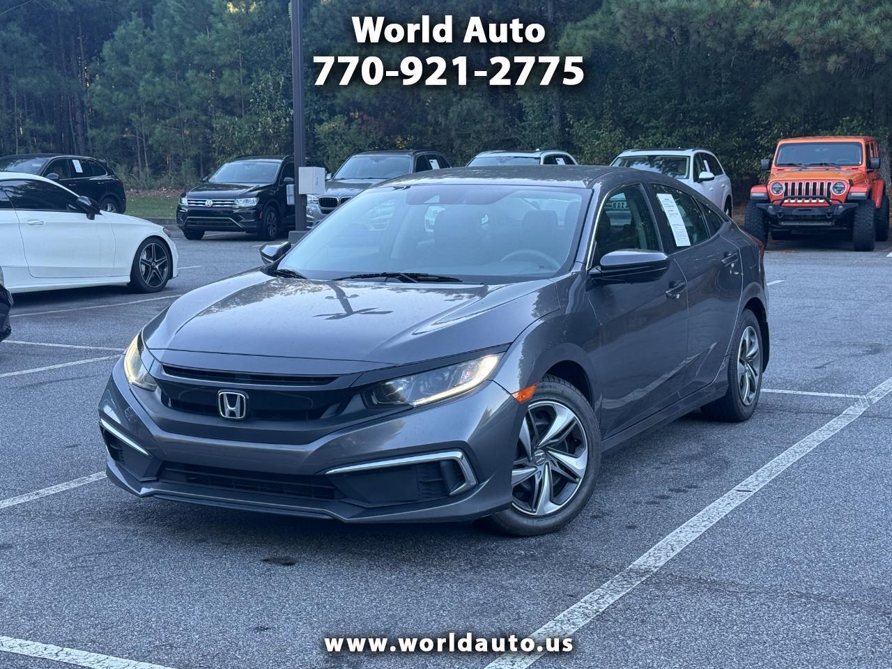 2019 Honda Civic LX Honda Sensing Sedan CVT