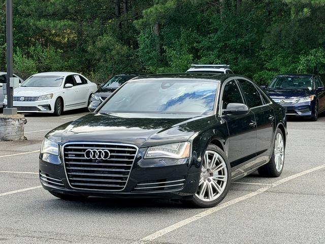 Phantom Black Pearl 2013 Audi A8 Sedan All-Wheel Drive Automatic