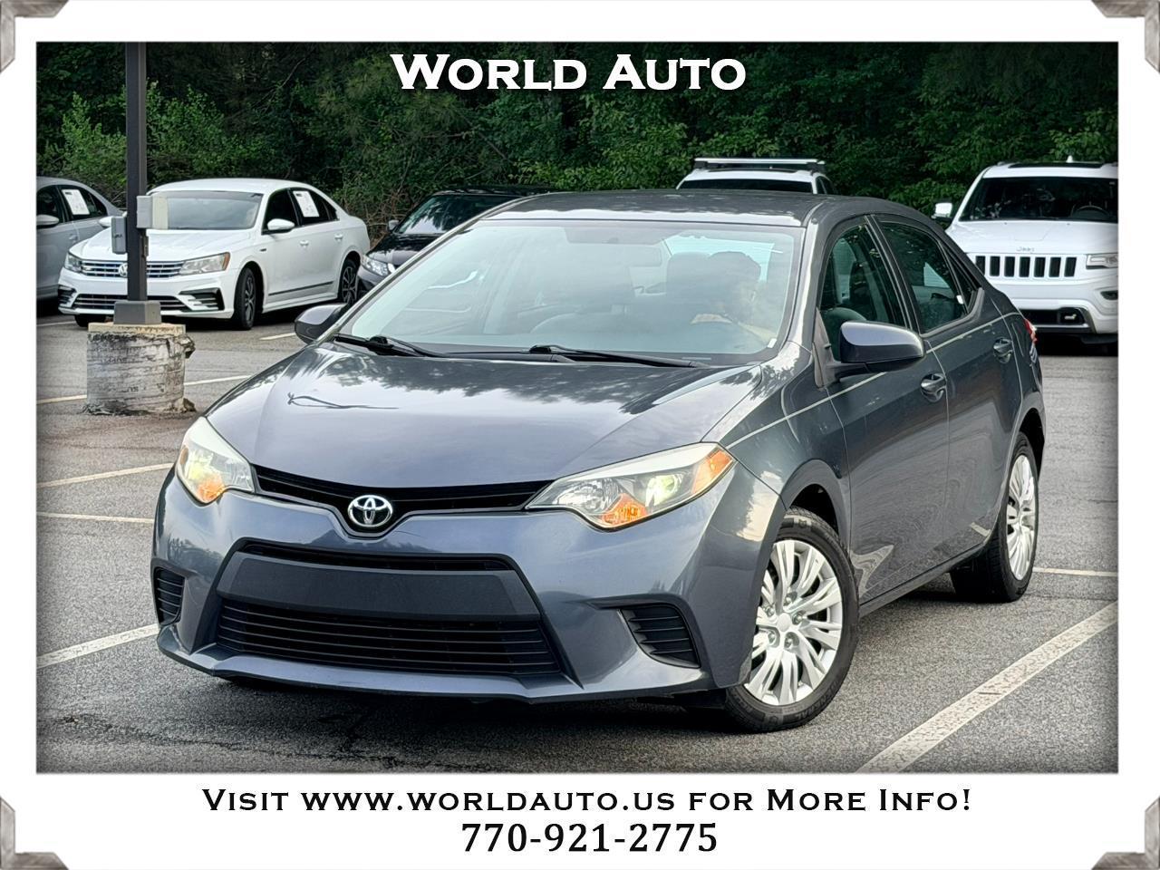 Toyota Corolla LE 2014