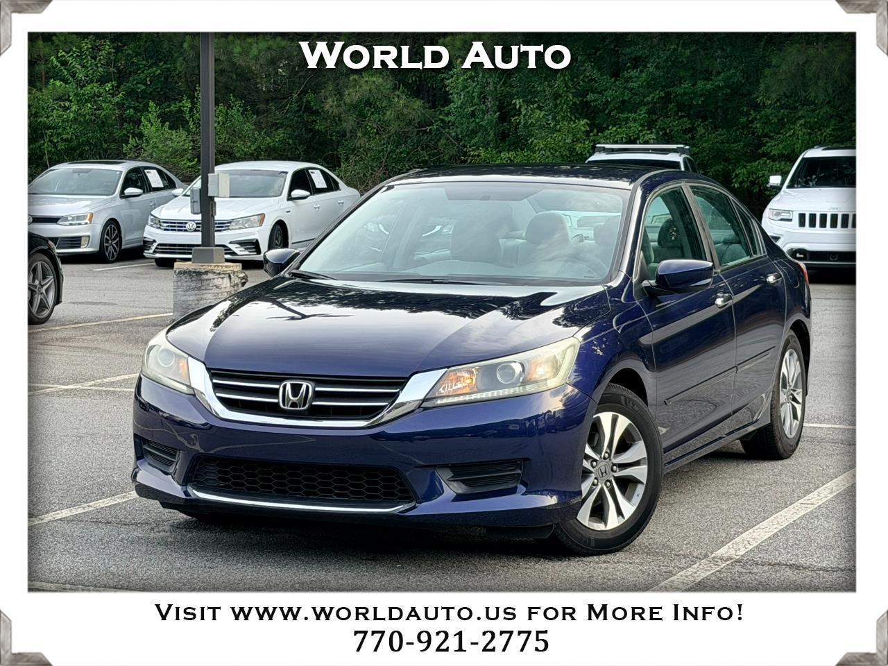 Honda Accord LX Sedan CVT 2013