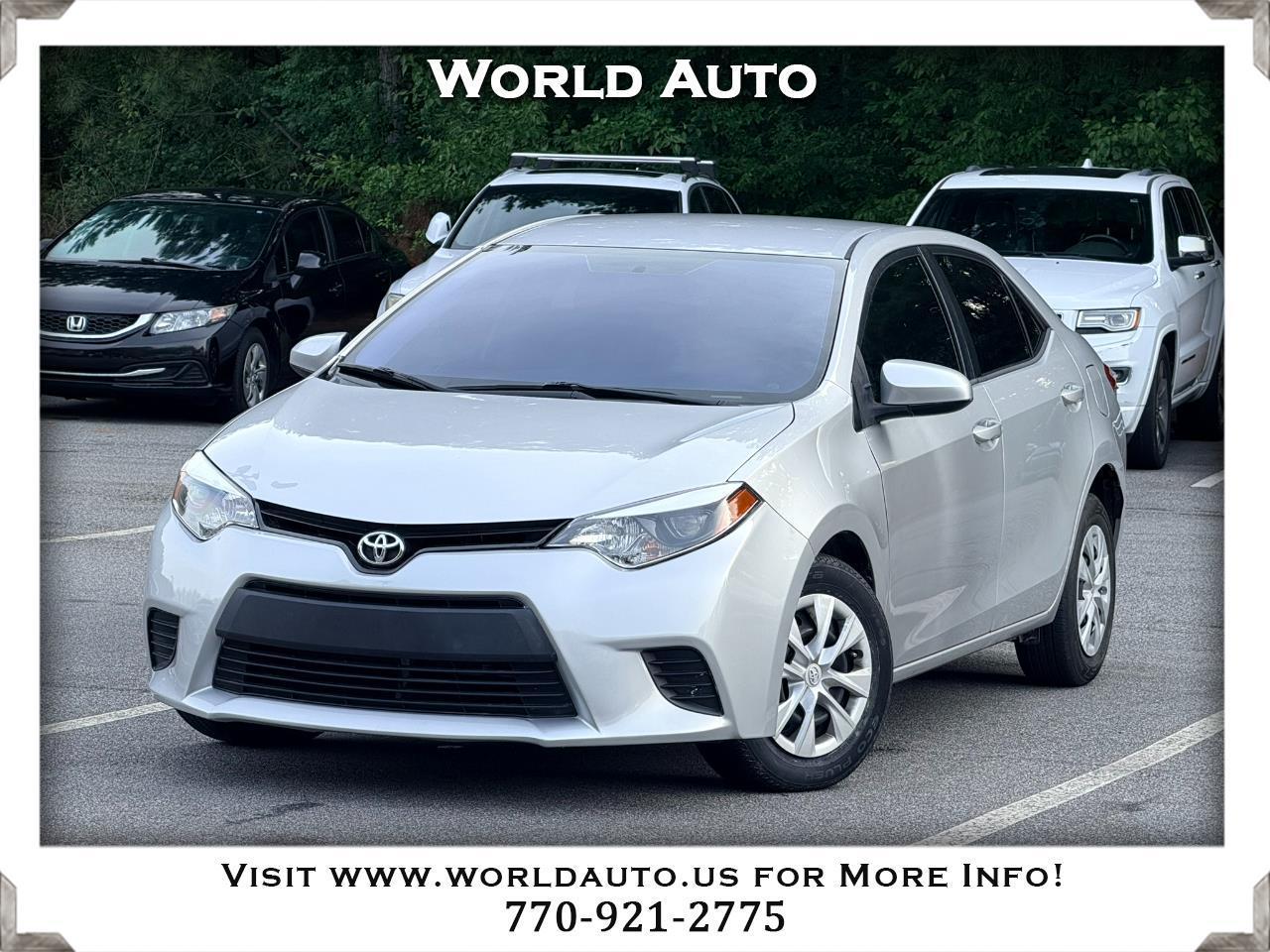 2015 Toyota Corolla L 4-Speed AT