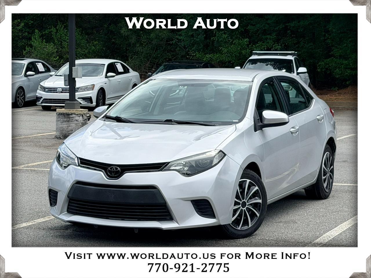 Toyota Corolla LE CVT 2015