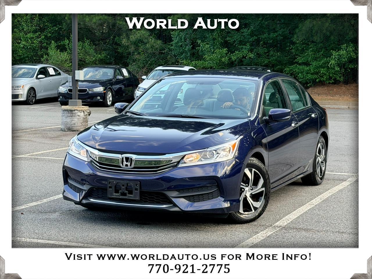 2017 Honda Accord LX Sedan CVT