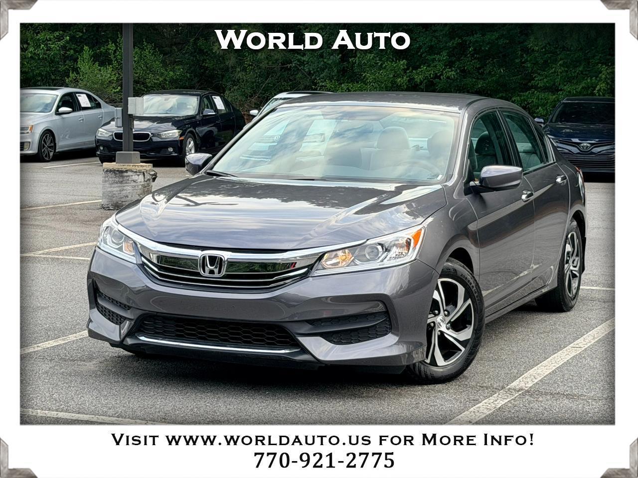 Honda Accord LX Sedan CVT 2017