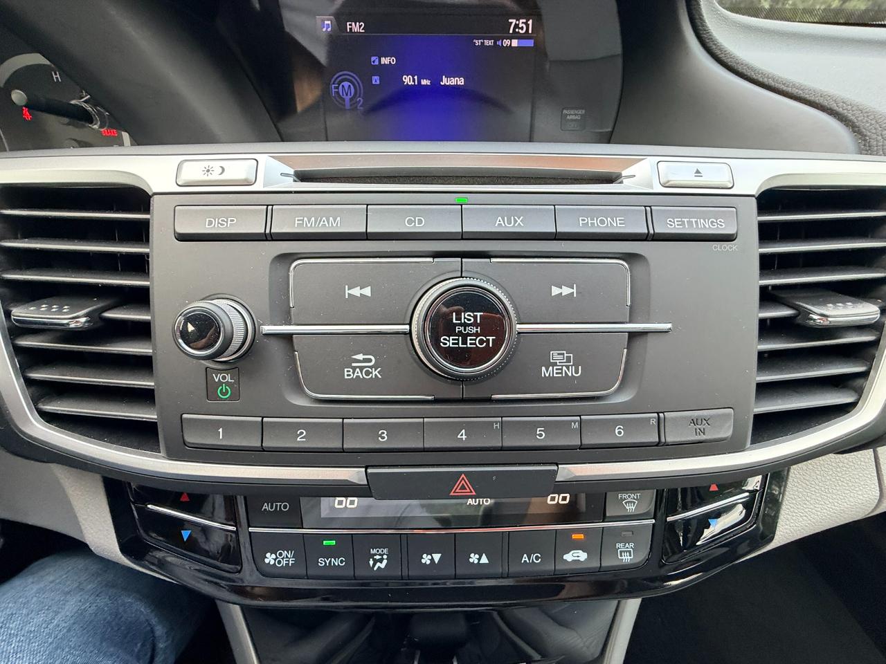 Honda Accord LX Sedan CVT 2017